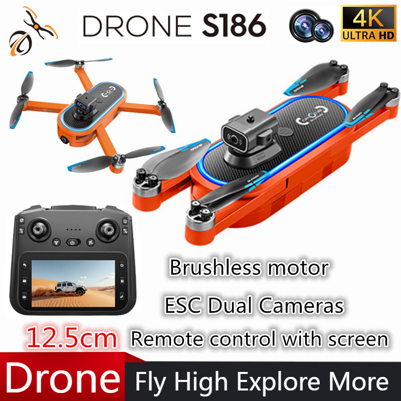 Дрон S186 2025 года, профессио – обзор и цена Drone Camera Hd