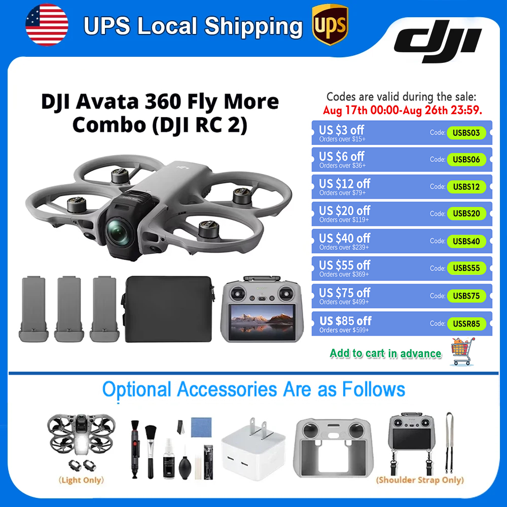 DJI Avata 360 Fly More Combo 4 – обзор и цена Drone Camera Vlog