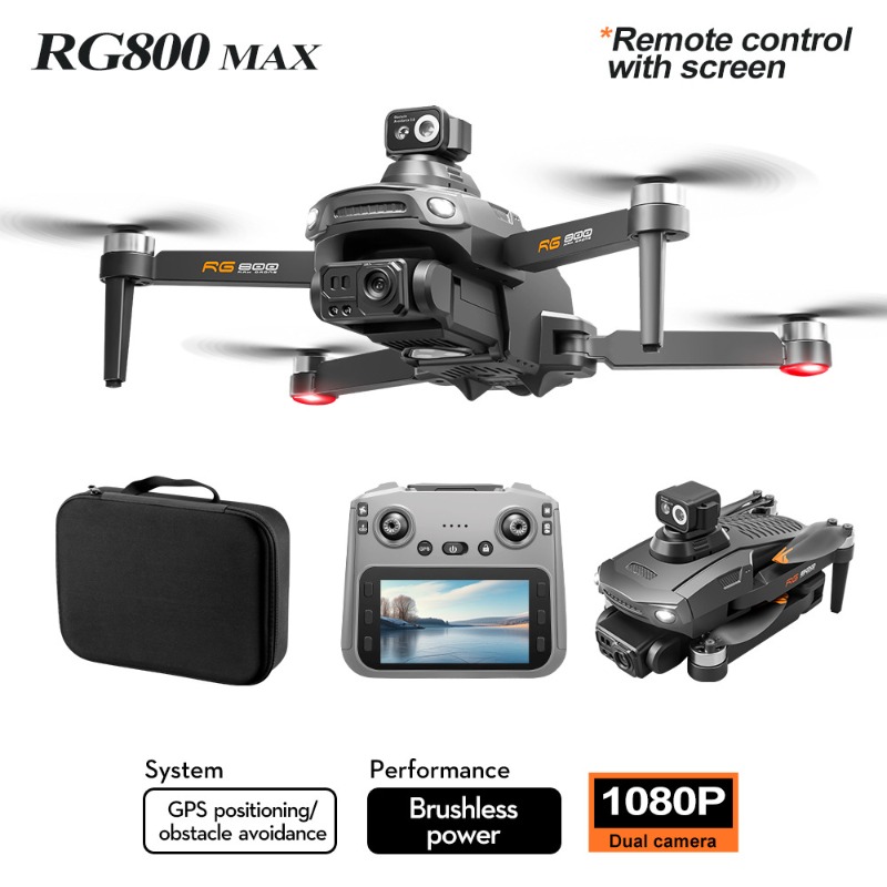 НОВЫЙ Дрон RG800 MAX 1080P HD- – обзор и цена Drone Camera With Gimbal